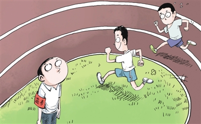 中考體育多人“抄近道”，就這樣“贏在起跑線”？