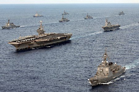 演習(xí)假設(shè)日本和亞洲地區(qū)發(fā)生軍事沖突的情況下，日美兩國海軍如何協(xié)同作戰(zhàn)。