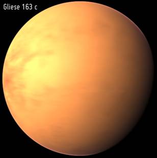 “超級(jí)地球”行星Gliese 163c，可能孕育微生命