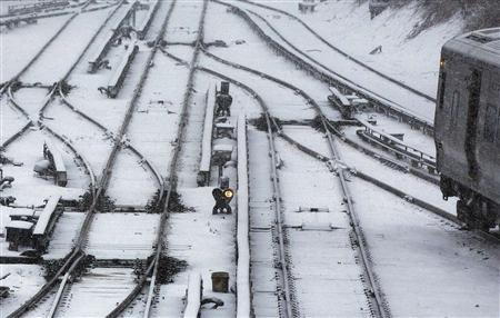 2月8日，紐約開始降雪。