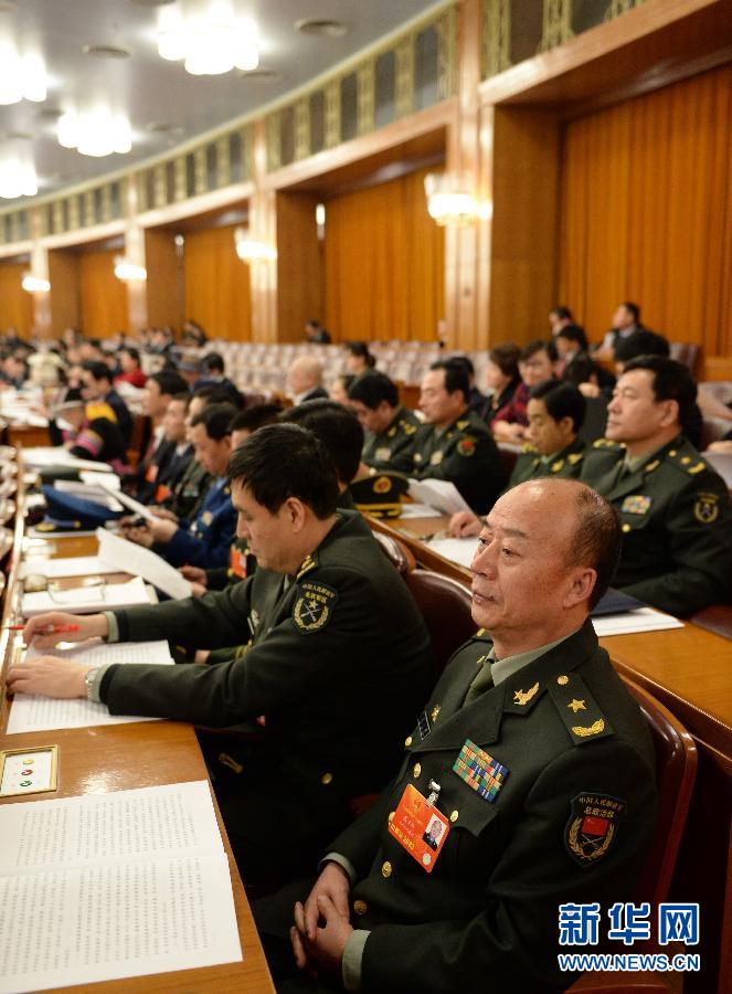 （兩會）（6）十二屆全國人大一次會議舉行第二次全體會議