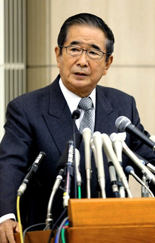 資料圖：日本前東京都知事、維新會(huì)共同代表石原慎太郎。
