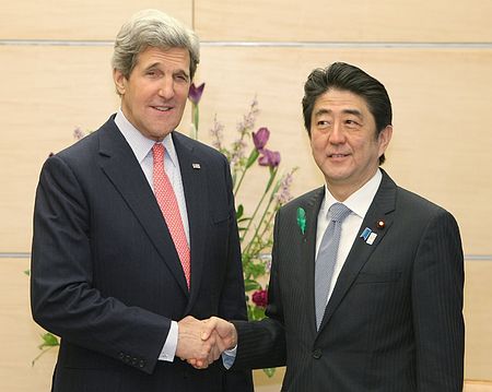 安倍稱就釣魚島問(wèn)題不會(huì)讓步克里稱美立場(chǎng)未變