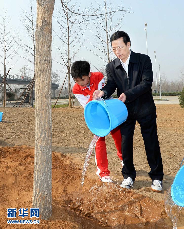 （XHDW）（6）黨和國(guó)家領(lǐng)導(dǎo)人參加首都義務(wù)植樹活動(dòng)